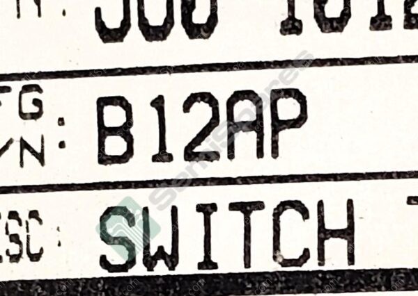 B12AP | TOGGLE SWITCH SPDT THROUGH HOLE 28V AC, DC STANDARD ROUND NON-ILLUMINATED PC PIN UNTHREADED - Image 4