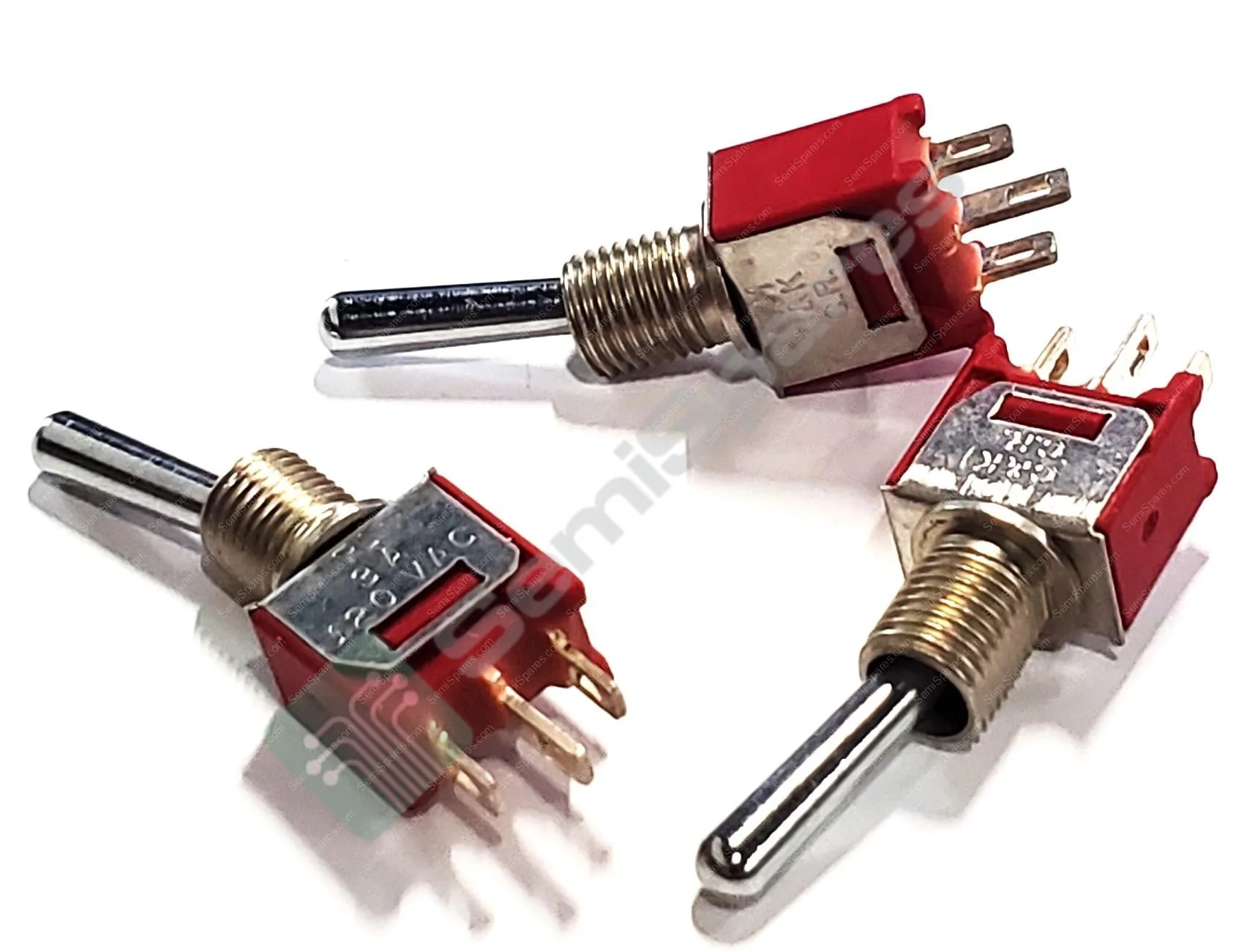 T101SHZQE | TOGGLE SWITCH SPDT PANEL MOUNT 120V AC 28V DC NON-ILLUMINATED SOLDER LUG SPOXY SEALED TERMINALS - Image 3