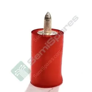 6037 | RED PC TEST POINT JACK BRASS SILVER PLATING THROUGH HOLE MOUNTING TYPE