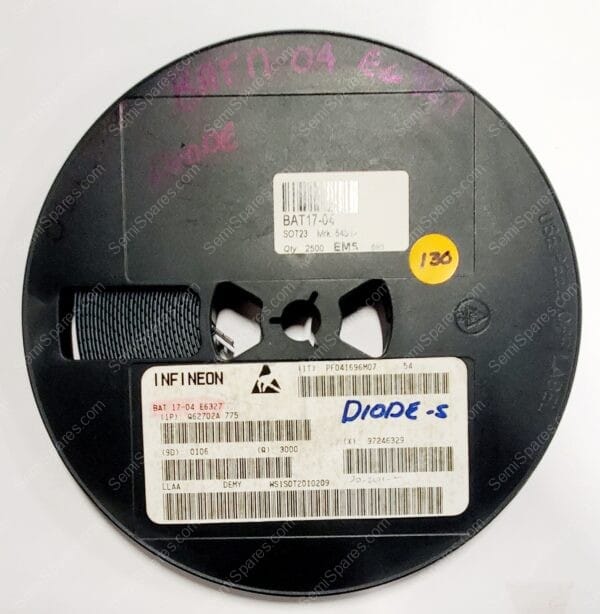 BAT 17-04 E6327 | SCHOTTKY DIODES AND RECTIFIERS SILICON 4V 130MA - Image 4