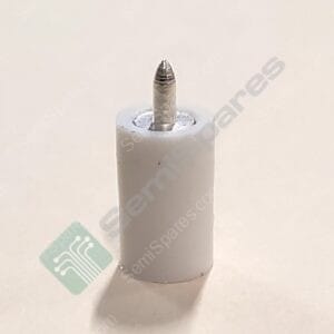 6036 | WHITE PC TEST POINT JACK BRASS SILVER PLATING THROUGH HOLE MOUNTING TYPE