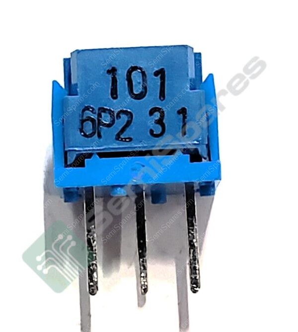 GF06P2-101K | TRIMMER POTENTIOMETERS 3 LEAD CONFIGURATIONS TOP ADJUST 100 OHM +-10%
