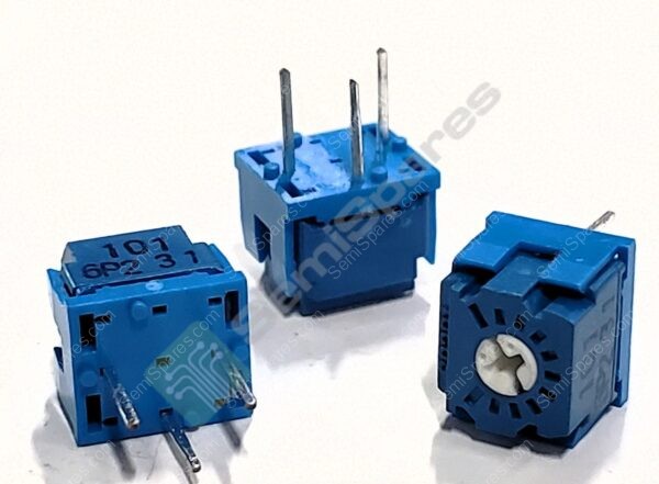 GF06P2-101K | TRIMMER POTENTIOMETERS 3 LEAD CONFIGURATIONS TOP ADJUST 100 OHM +-10% - Image 3