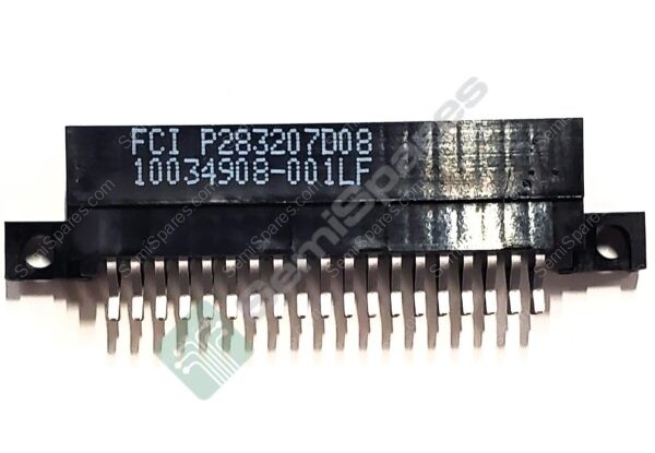 10034908-001LF | EDGE GOLD 0.100" BLACK CARD EXTENDER STRADDLE MOUNT BOARD EDGE SIDE OPENING UNTHREADED
