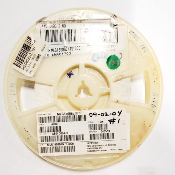 MLG1608B2N7S | FIXED IND 2.7NH 600MA 120MOHM SM UNSHEILDED MULTILAYER - Image 4