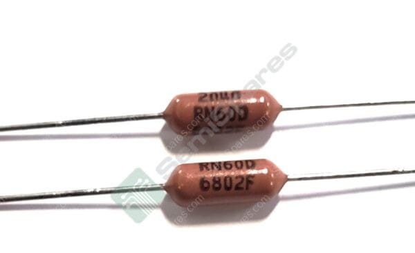 RN60D6802FB14 | 68K OHM +- 1% 0.25W 1/4W THROUGH HOLE RESISTOR AXIAL FLAME RETARDANT COATING MILITARY MOISTURE RESISTANT SAFETY