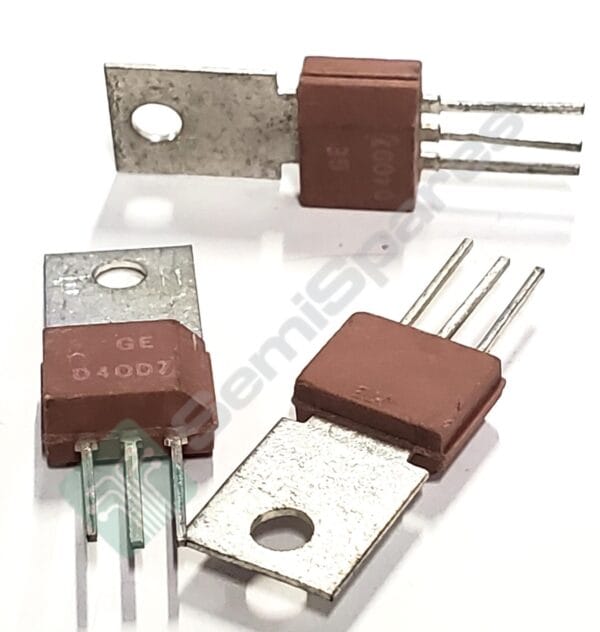 D40D7 | TRANSISTOR 60V TO-202 1AMP 75VCES NPN SHUNT/ SWITCHING REGULATORS LOW TO HIGH FREQUENCY INVERTERS/CONVERTERS - Image 3