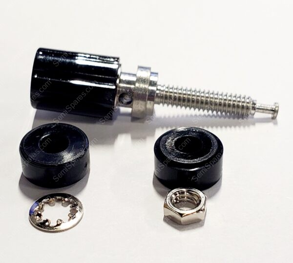 3760-0 | CONN BIND POST KNURLED BLACK - Image 2