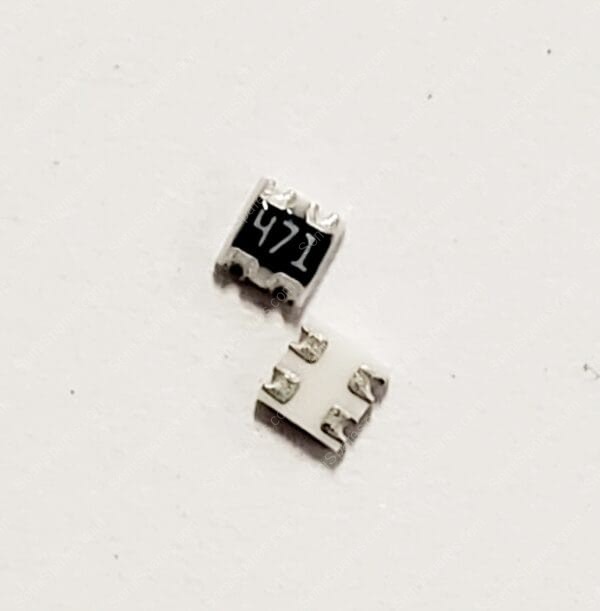 CN1J2TTD471J | RES NETWORKS AND ARRAYS 1/16WATT 470OHMS 5% CONCAVE SQUARE - Image 3