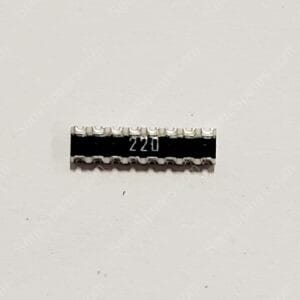 742C163220JTR | RES ARRAY 8 RES 22 OHM 2506 LONG SIDE TERMINALS CONCAVE