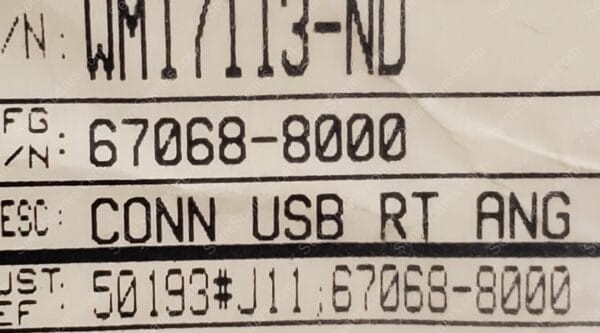 67068-8000 | CONN RCPT USB2.0 TYPEB 4POS R/A - Image 4