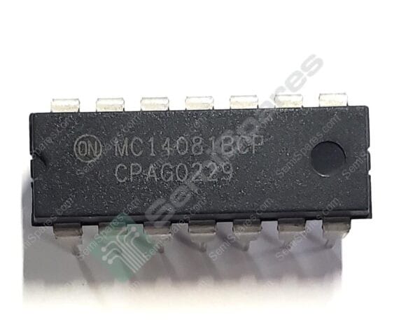 MC14081BCP | IC LOGIC GATE 3V-18V QUAD 2-INPUT THROUGH HOLE SINGLE FUNCTION GATES
