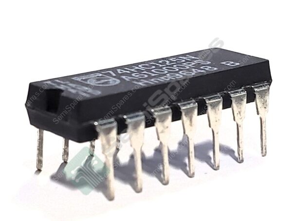 74HC125N | IC CMOS LOGIC DUAL 4 STAGE BINARY COUNTER 4.5V-5.5V NEGATIVE EDGE CLOCKING THROUGH HOLE - Image 3