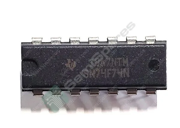 SN74F74N | IC FLIP FLOP 2 ELEMENT D-TYPE 1 BIT POSITIVE EDGE 14-DIP COMPLEMENTARY 4.5V-5.5V THROUGH HOLE