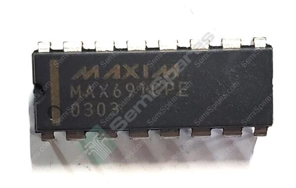 MAX691CPE | IC SUPERVISOR PUSH PULL 1 CHANNEL 16-PDIP BATTERY BACK UP CIRCUIT ACTIVE HIGH ACTIVE LOW THROUGH HOLE