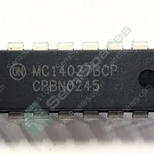MC14027BCP | FLIP FLOP IC 2 ELEMENT JK TYPE 1 BIT POSITIVE EDGE 16-DIP COMPLEMENTARY 3V-18V THROUGH HOLE