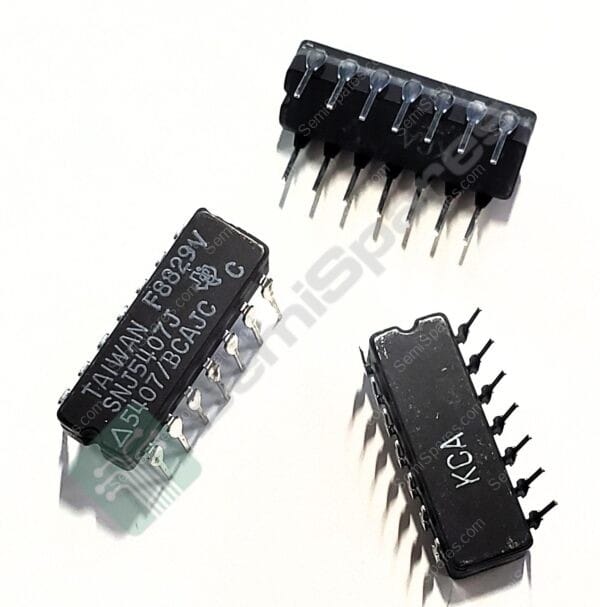 SNJ5407J | BUFFERS AND LINE DRIVERS IC MILITARY 6-CHANNEL 4.5V-5.5V BIPOLAR BUFFERS W/ 30-V TOLERANT OPEN COLLECTOR OUTPUTS 14-CPID - Image 3