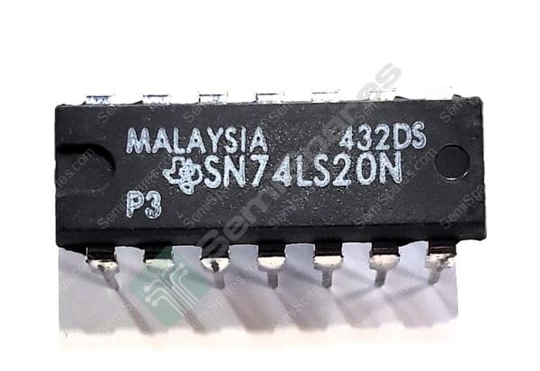 SN74LS20N | NAND GATE IC 2 CHANNEL 14-PDIP 4.75V-5.25V THROUGH HOLE