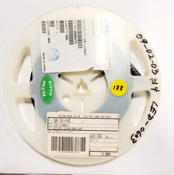 LTST-C190CKT | LED RED CLEAR CHIP SMD 638NM DISCRETE 1.8V 0603 - Image 4