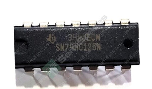 SN74HC125N | BUFFER, NON-INVERTING 4 ELEMENT 1 BIT PER ELEMENT 3-STATE OUTPUT 14-PDIP 2V-6V THROUGH HOLE