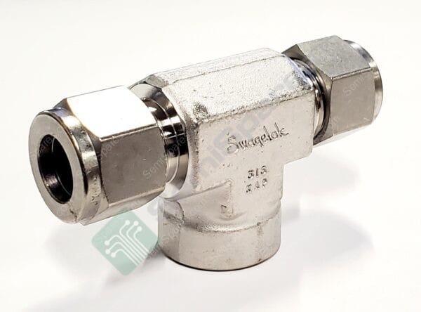 SS-810-3-8TTF | 316 STAINLESS STEEL TUBE FITTING FEMALE BRANCH TEE 1/2" OD x 1/2" OD x 1/2" FEMALE NPT