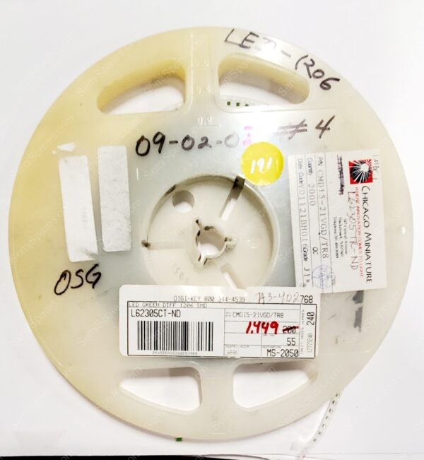 CMD15-21VGD/TR8 | LED GREEN DIFFUSED 1206 SMD DISCRETE 2V - Image 4
