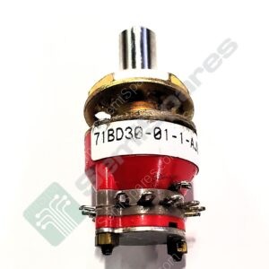 71BD30-01-1-AJN | ROTARY SWITCH 2-12 POSITION SP12T 250MA (AC/DC) 115 VAC PANEL MOUNT ADJUSTABLE NON-SHORTING(BBM) 30V-115V FLATTED SOLDER LUG