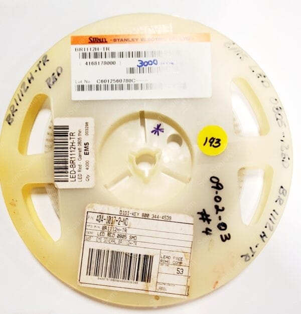 BR1112H-TR | LED RED DIFFUSED 2125 SMD 647NM DISCRETE 1.7V 0805 - Image 4