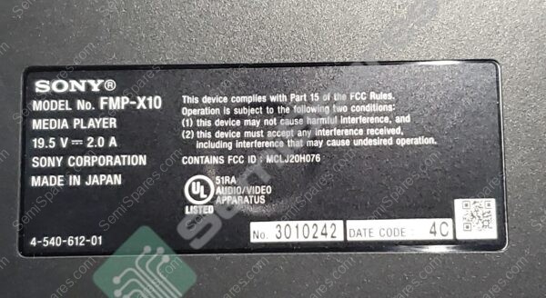 FMP-X10 | SONY ULTRA HD MEDIA PLAYER DIGITAL STREAMER with AC ADAPTER 4K HDMI OUTPUT USB HOME NETWORK MEDIA - Image 5