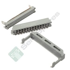 3399-6026 | 26 POSITION RECTANGULAR RECEPTACLE CONNECTOR IDC GOLD 26-28 AWG FEMALE SOCKET FREE HANGING 3 PIECE