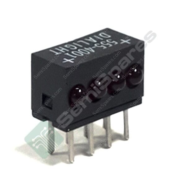 555-4001 | LED CIRCUIT BOARD INDICATORS RED DIFFUSED THROUGH HOLE TINTED 1.6V RIGHT ANGLE - Image 4