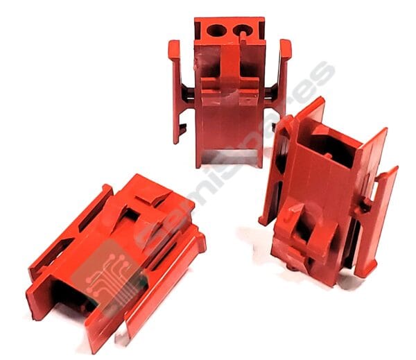 1-640507-0 | 2 RECTANGULAR CONNECTORS-HOUSING RECEPTACLE BLACK 0.165" MALE PIN PANEL MOUNT SNAP IN CRIMP LATCH LOCK - Image 3