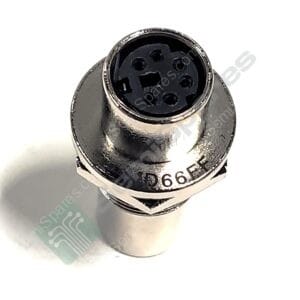 MD66FF | CIRCULAR  CONNECTORS STANDARD 6/6 FEMALE SOCKETS/FEMALE SOCKETS PANEL MOUNT THREADED SHIELDED KEYED