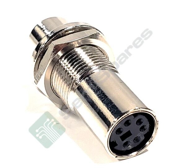 MD66FF | CIRCULAR CONNECTORS STANDARD 6/6 FEMALE SOCKETS/FEMALE SOCKETS PANEL MOUNT THREADED SHIELDED KEYED - Image 4