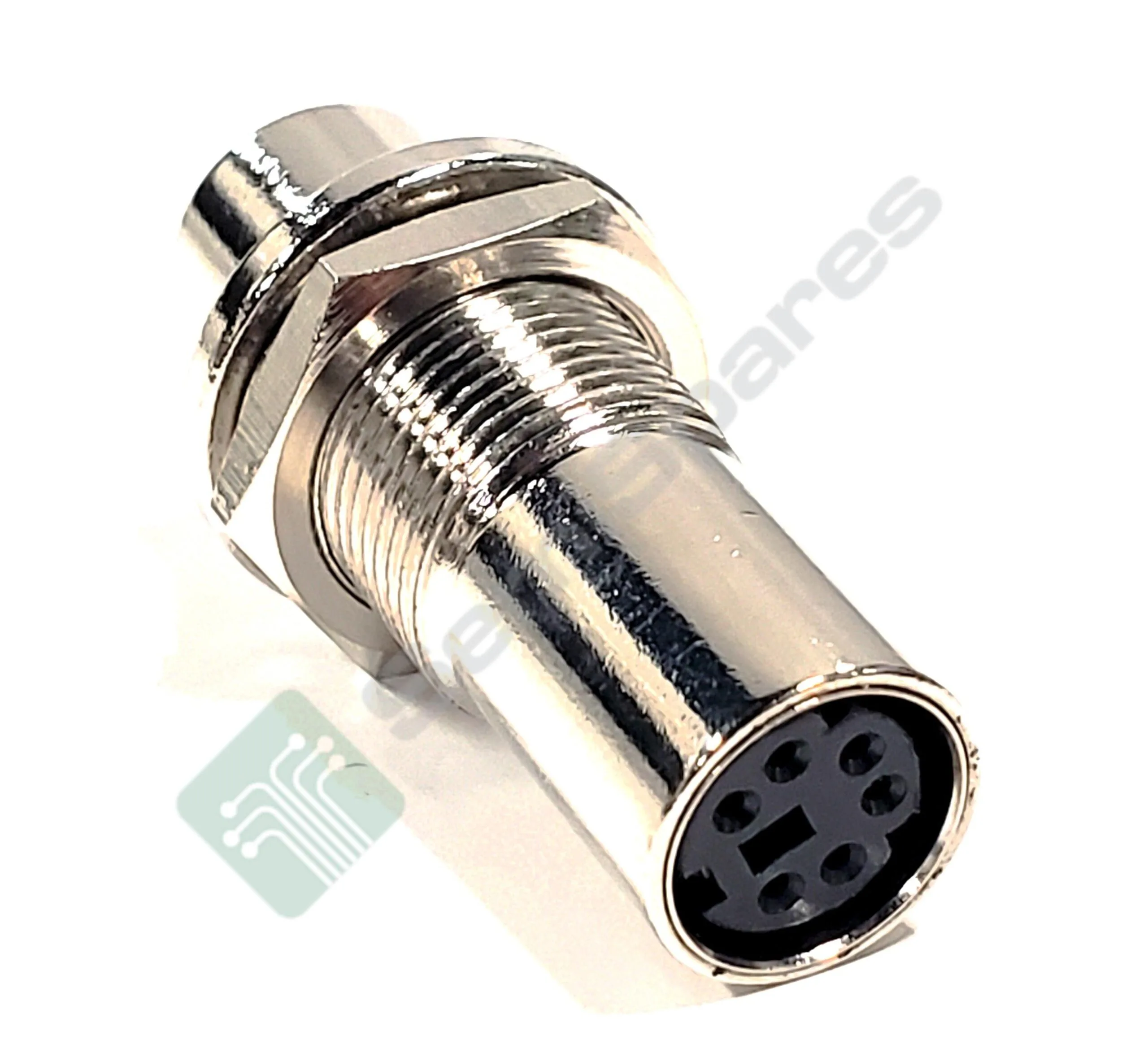 MD66FF | CIRCULAR  CONNECTORS STANDARD 6/6 FEMALE SOCKETS/FEMALE SOCKETS PANEL MOUNT THREADED SHIELDED KEYED - Image 4