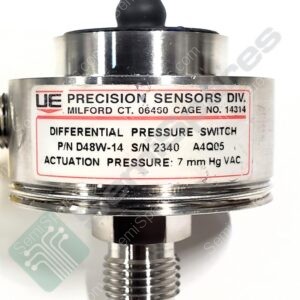 D48W-14 | PRECISION SENSORS DIFFERENTAL PRESURE SWITCH MODULE 2 PORTS SNAP ACTION