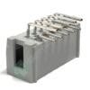 2510-5002-UB | CONNECTOR HEADER THROUGH HOLE RIGHT ANGLE 10 POSITION 2.54MM MALE PIN SHROUDED 4 WALL SOLDER PUSH PULL GRAY
