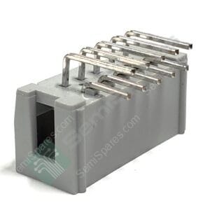 2510-5002-UB | CONNECTOR HEADER THROUGH HOLE RIGHT ANGLE 10 POSITION 2.54MM MALE PIN SHROUDED 4 WALL SOLDER PUSH PULL GRAY