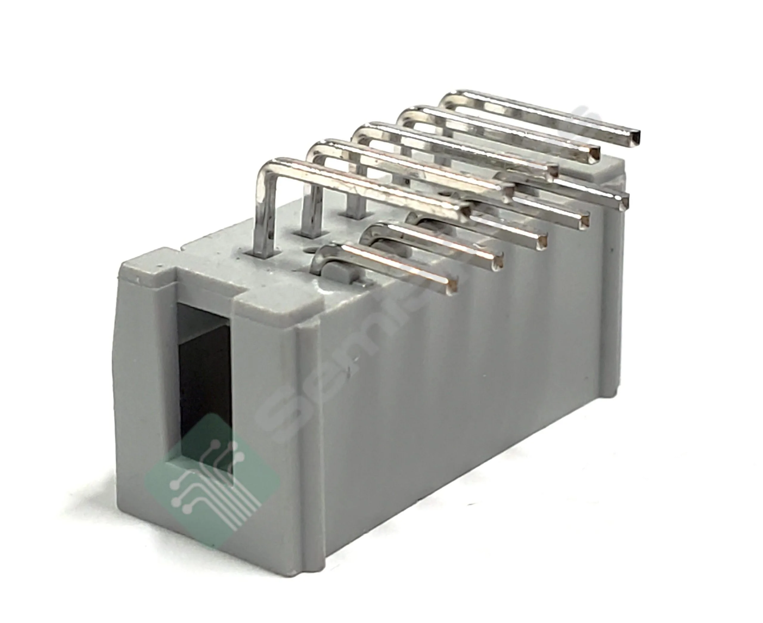 2510-5002-UB | CONNECTOR HEADER THROUGH HOLE RIGHT ANGLE 10 POSITION 2.54MM MALE PIN SHROUDED 4 WALL SOLDER PUSH PULL GRAY