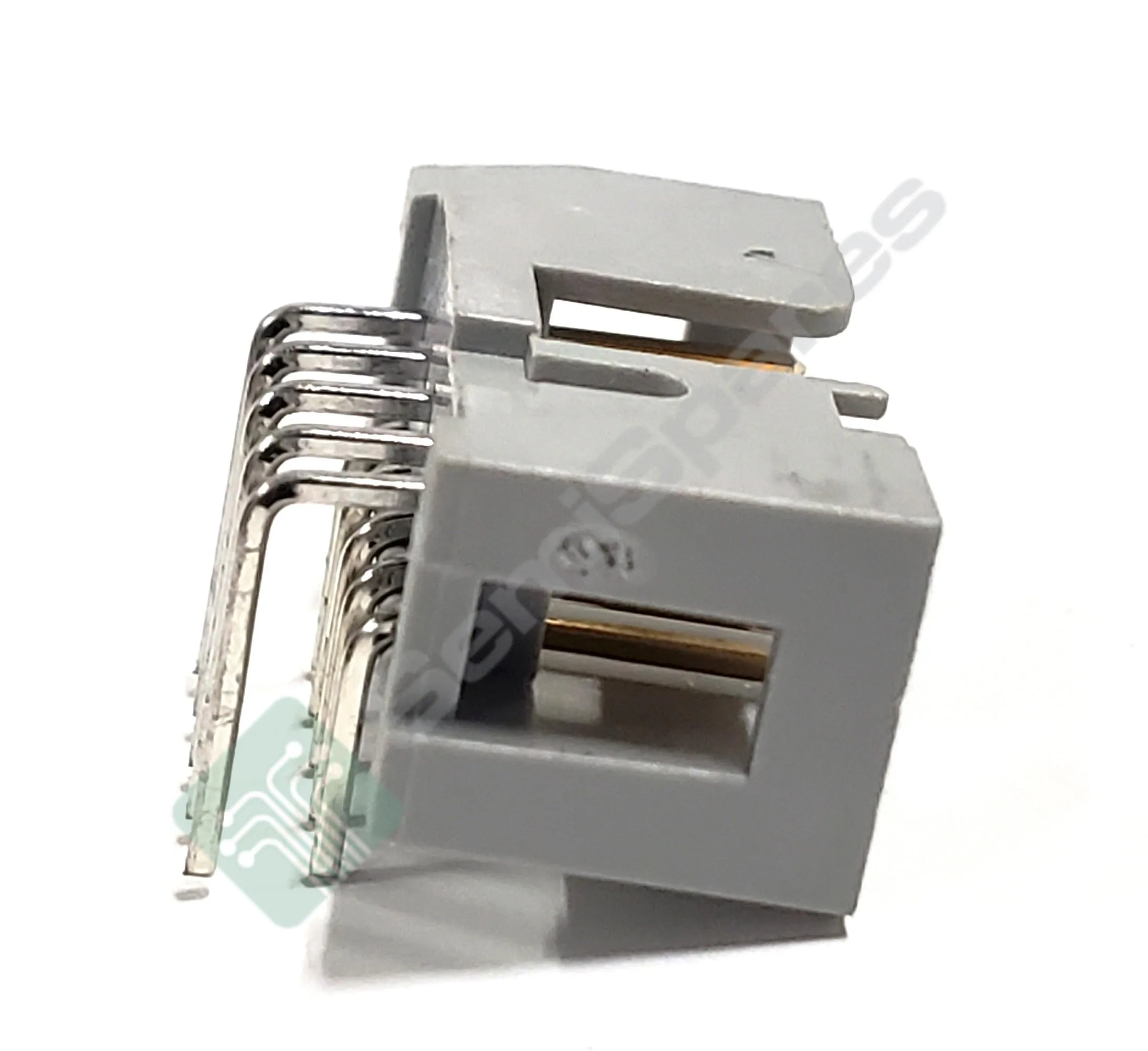 2510-5002-UB | CONNECTOR HEADER THROUGH HOLE RIGHT ANGLE 10 POSITION 2.54MM MALE PIN SHROUDED 4 WALL SOLDER PUSH PULL GRAY - Image 3