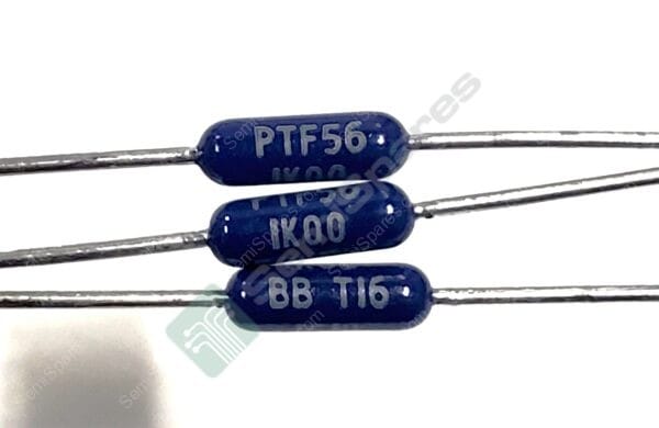 PTF561K0000TZBF | METAL FILM RESISTOR THROUGH HOLE 1/8WATT 1KOHMS .01% 5PPM 300V PCB MOUNT