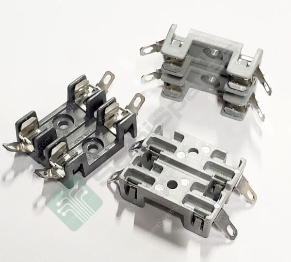03540002ZXGY | FUSE BLOCK 30 A 600V 2 CIRCUIT CARTRIDGE CHASSIS MOUNT SOLDER LUG 6.35MM x 32MM - Image 3