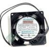 UF80B12-BWHR | FAN TUBEAXIAL 115VAC SQUARE 80MM 6 X 80MM H BALL 24.0 CFM 2 WIRE LEADS