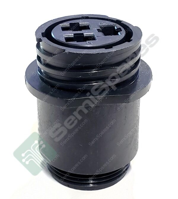 206425-2 | 3 (POWER) POSITION CIRCULAR CONNECTOR RECEPTACLE HOUSING FREE HANGING (IN-LINE) FOR FEMALE SOCKETS THREADED KEYED UNSHIELDED - Image 3