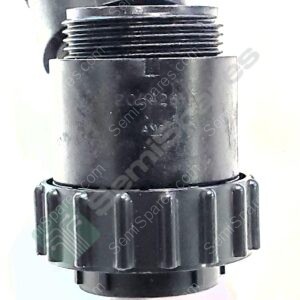 206426-1 | 3 (POWER) POSITION CIRCULAR CONNECTOR PLUG HOUSING FREE HANGING (IN-LINE) COUPLING NUT FOR MALE PINS CRIMP THREADED UNSHIELDED