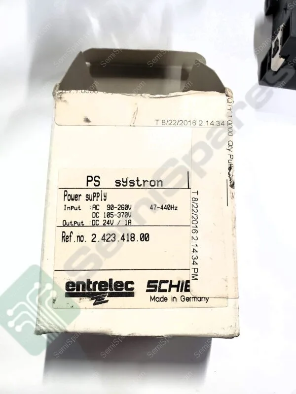 2.423.418.00 | POWER SUPPLY 24VDC 90-260 VAC 1AMP OUTPUT DIN RAIL MOUNT - Image 6