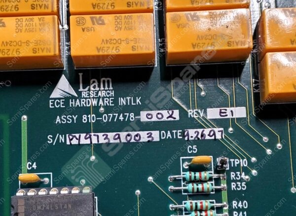 810-077478-002 | ECE HARDWARE INTERFACE PCB ASSL REV E1 SN: PY9739003 - Image 2