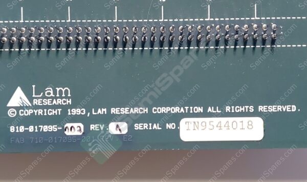 810-017095-002 | PRINTED CIRCUIT MOTHERBOARD BACKPLANE ASSEMBLY REV 4 - Image 2