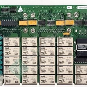 810-800031-002 | SYSTEM INTERLOCK ASSY REV. A SN: MSPR0104566