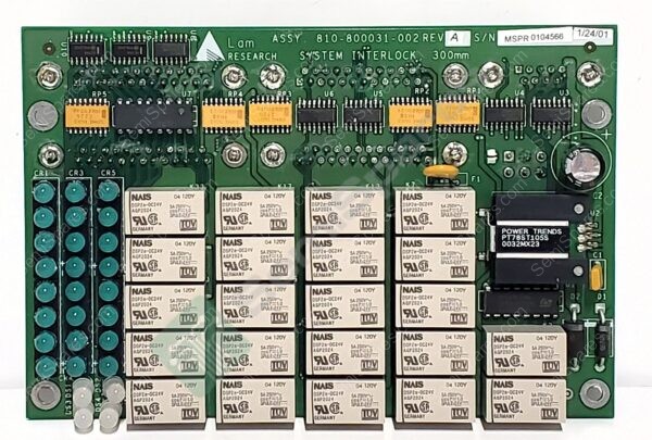 810-800031-002 | SYSTEM INTERLOCK ASSY REV. A SN: MSPR0104566